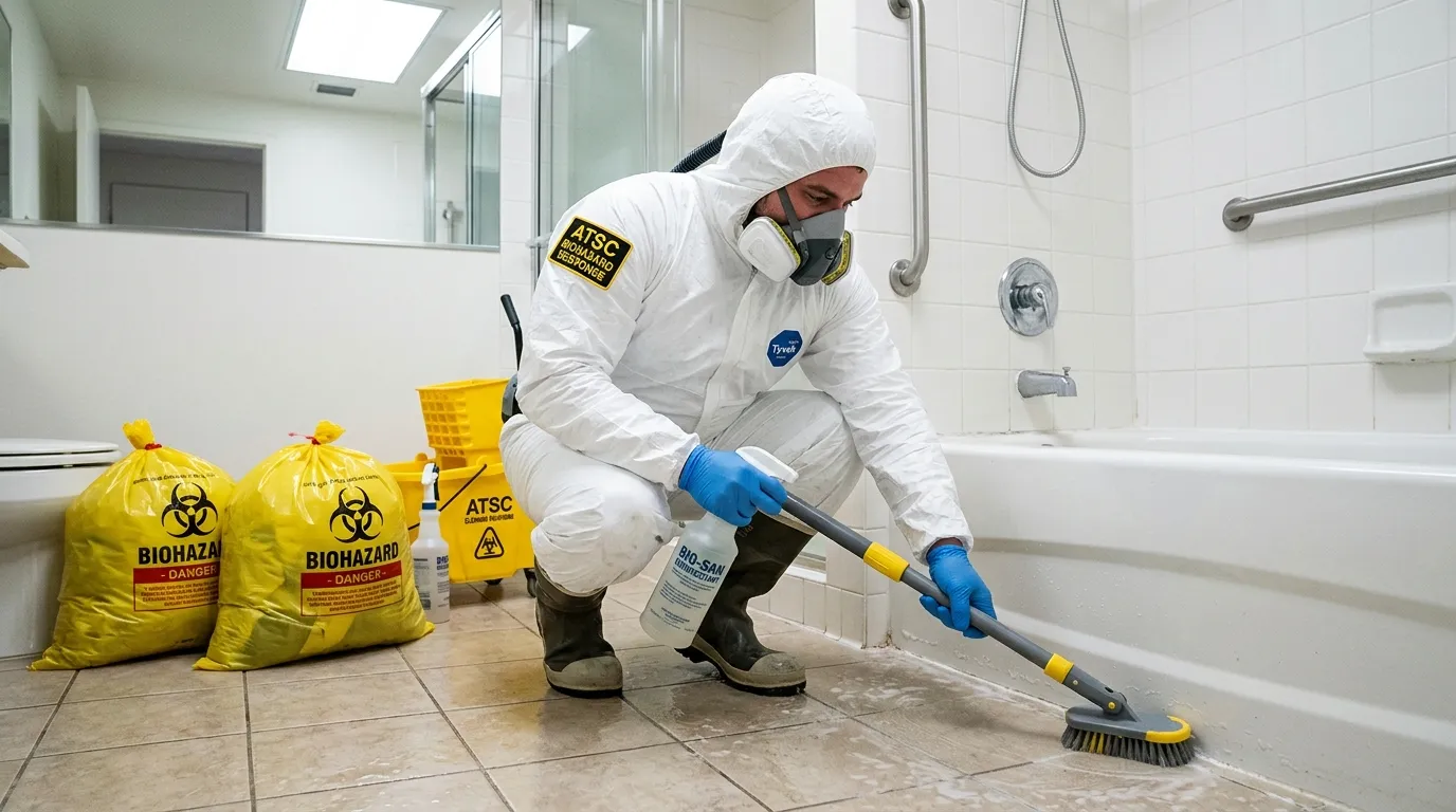 Decontamination equipment deployed for Blood Cleanup in Eatontown